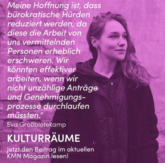 blank im Magazin von Kulturmanagement Network